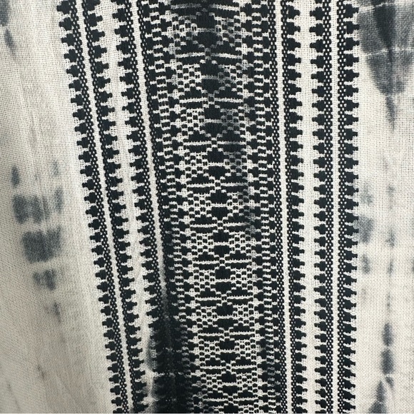 Leo & Sage Dress Size Large Resortwear Beachy Boho Vacation Embroidered Tie Dye - Picture 9 of 9